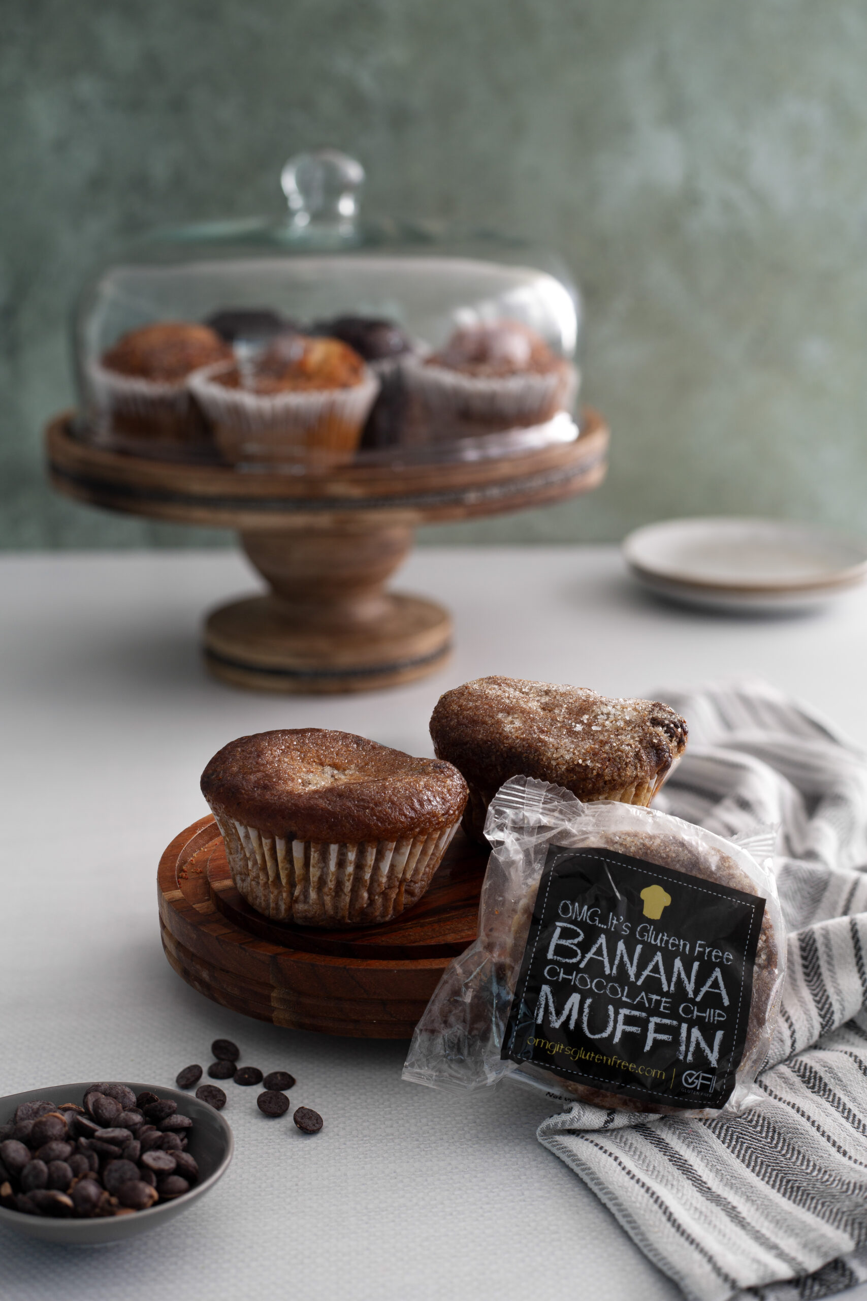 Banana Chocolate Chip Muffin | OMGIt's Gluten Free